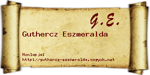 Guthercz Eszmeralda névjegykártya